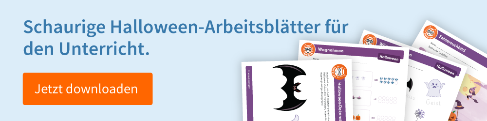 Halloween-Arbeitsblaetter