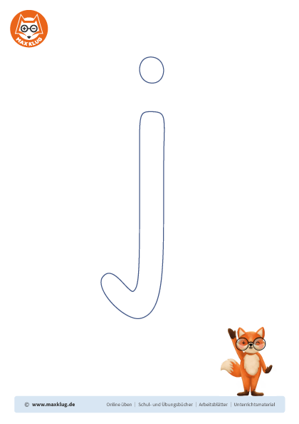 Hohlbuchstabe j