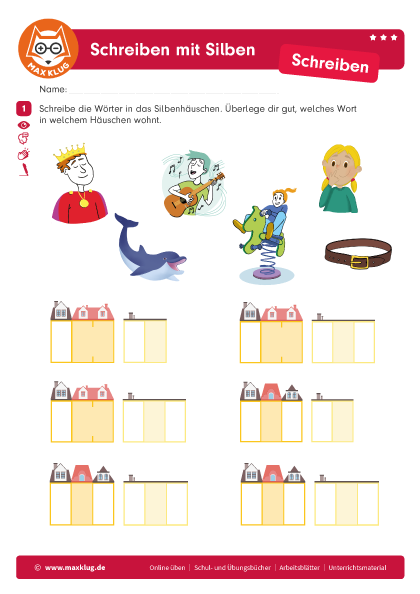 Silbenhäuschen bewohnbar machen