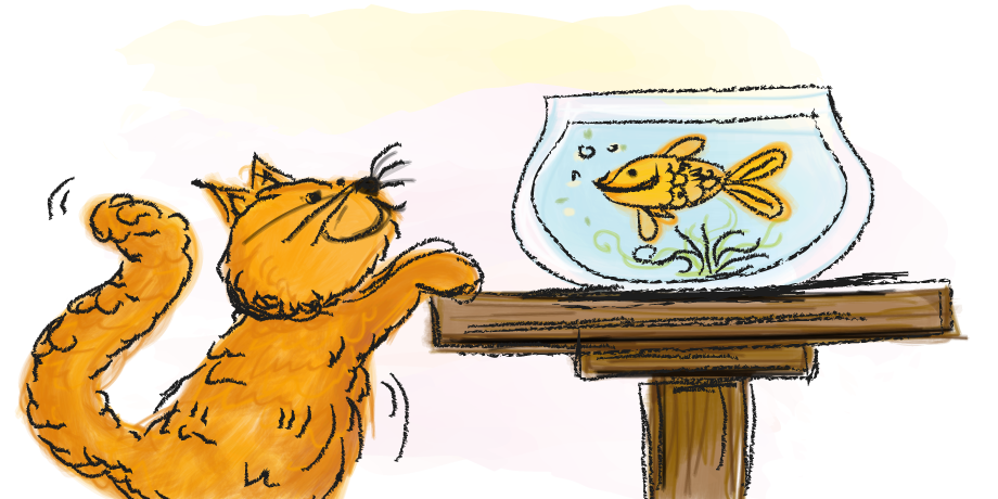 Groep 3, begrijpend lezen, online oefenen, mkm-woorden, korte tekst, de vis