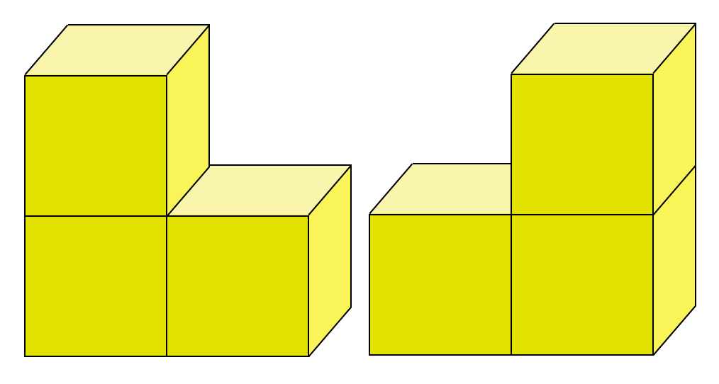 Mathe 6. Klasse Geometrie Räumliches Vorstellungsvermögen Würfelgebäude Max Klug